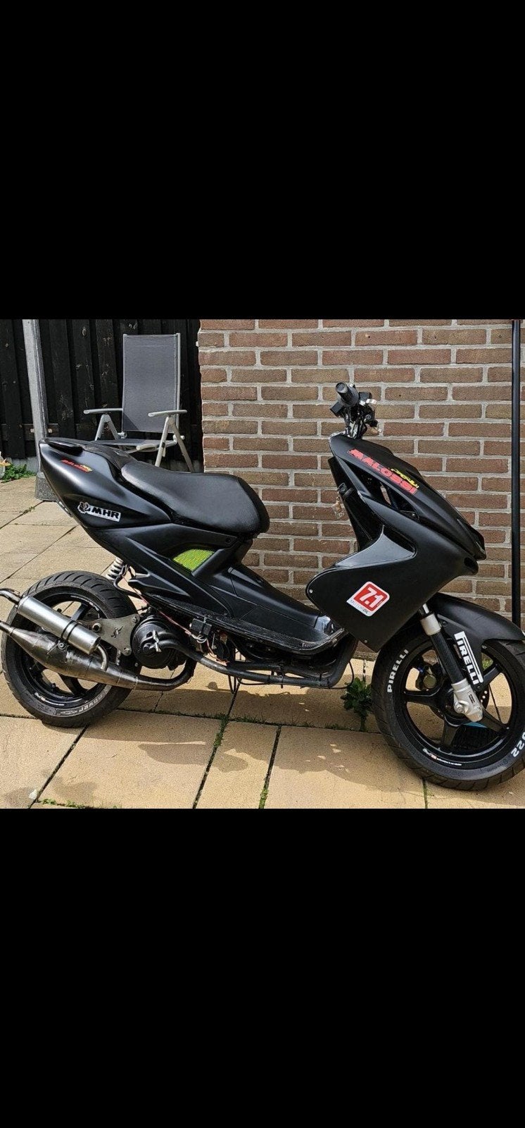Yamaha aerox 70cc malossi, Ophalen, Gebruikt, Benzine