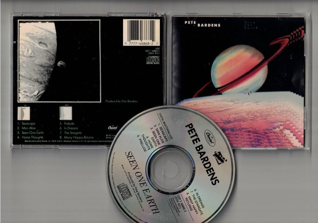 PETE BARDENS (Camel) CD Seen on Earth, Ophalen of Verzenden, Gebruikt, Pop, Album