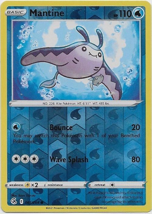 Fusion Strike,  Mantine [reverse] 61/264, Verzenden, Nieuw, Losse kaart