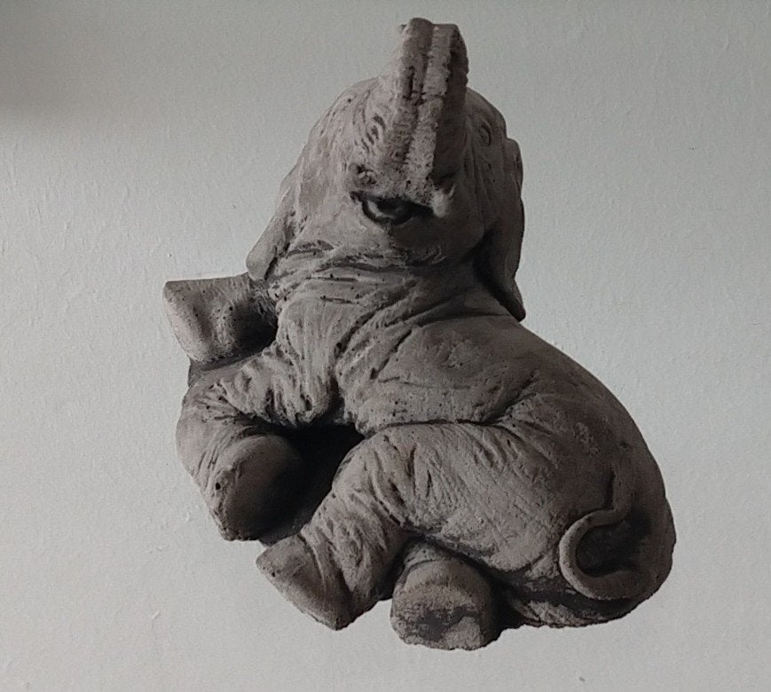 beeldje olifant, steen, volgnr 1, Ophalen of Verzenden, Zo goed als nieuw, Dier