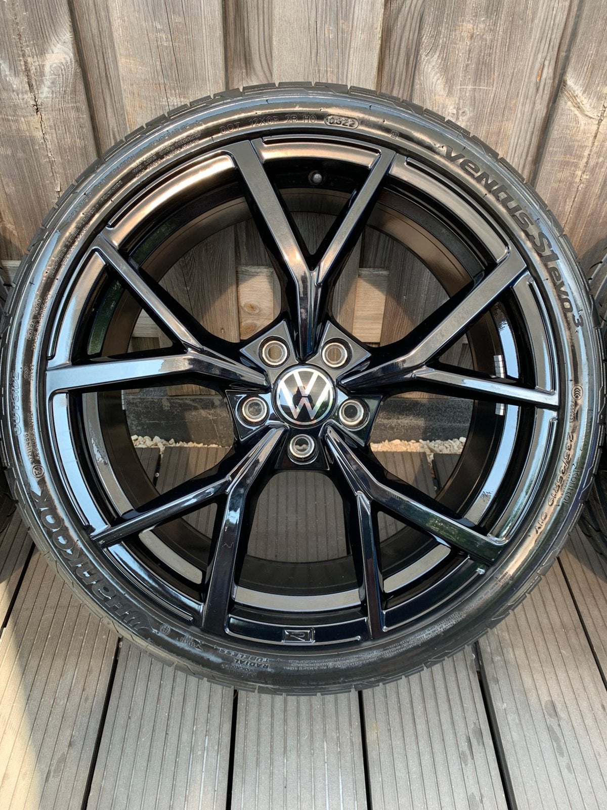 Originele Volkswagen Golf 8R 19 inch estoril velgen + banden, Banden en Velgen, Nieuw, 235 mm, Personenwagen