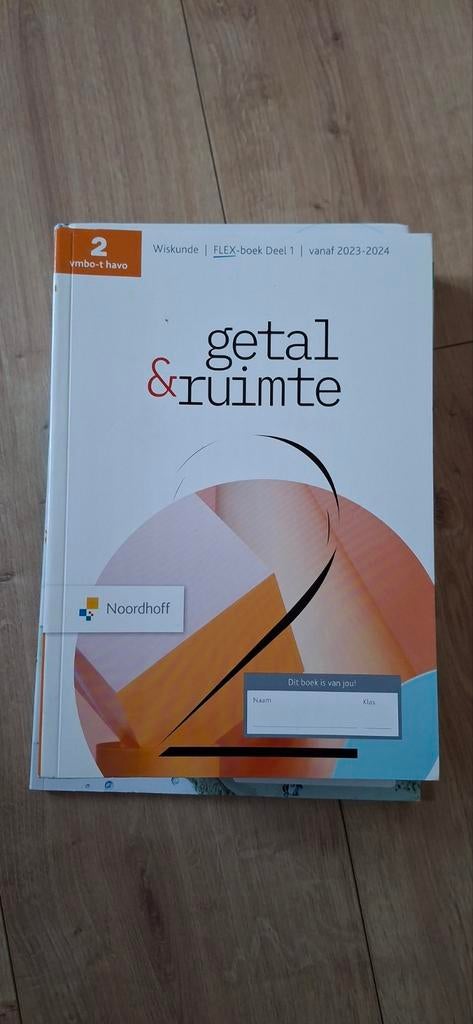 Getal & Ruimte 13e ed vmbo-t/h 2 FLEX leerboek deel 1, Boeken, Ophalen of Verzenden, Zo goed als nieuw