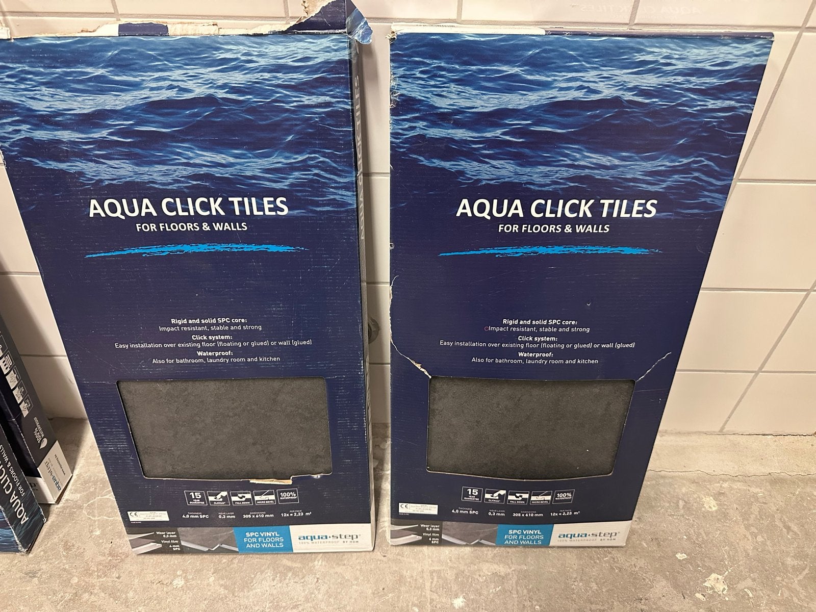 Aqua Click Tegels - Vloer- en Wandtegels, Doe-het-zelf en Verbouw, Tegels, Ophalen, Nieuw, 5 tot 10 m², 20 tot 40 cm