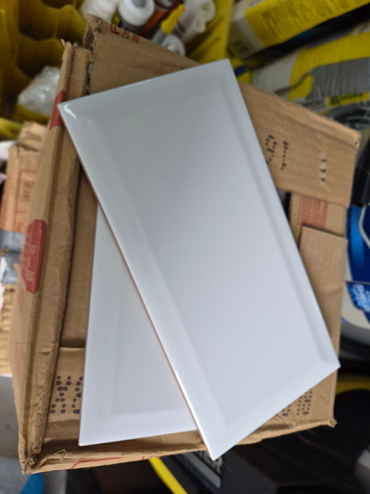 3 dozen metro tegels 10x20cm, Ophalen, Nieuw, Minder dan 5 m², Wandtegels