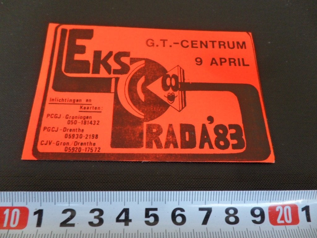 sticker EKS RADA'83 Groningen Drenthe, Ophalen, Zo goed als nieuw