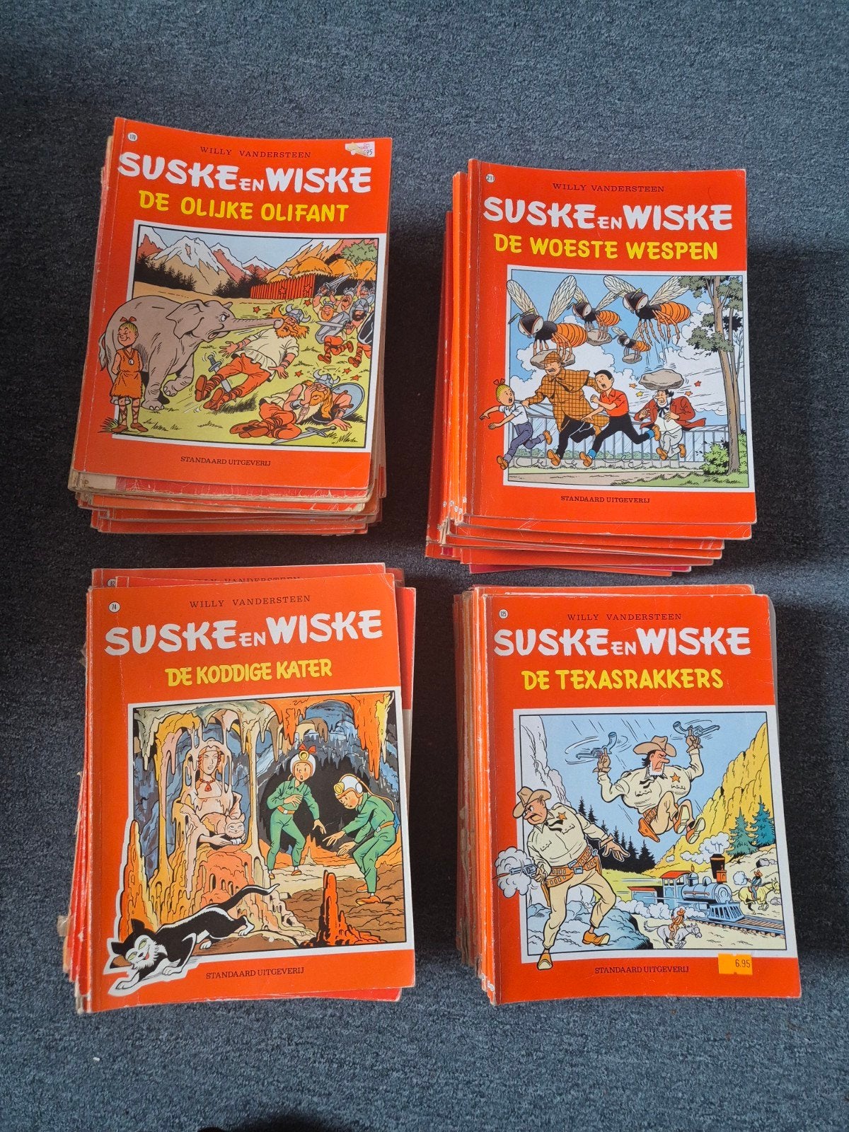 Grote verzameling Suske en Wiske stripboeken, Boeken, Meerdere stripboeken, Ophalen of Verzenden, Gelezen