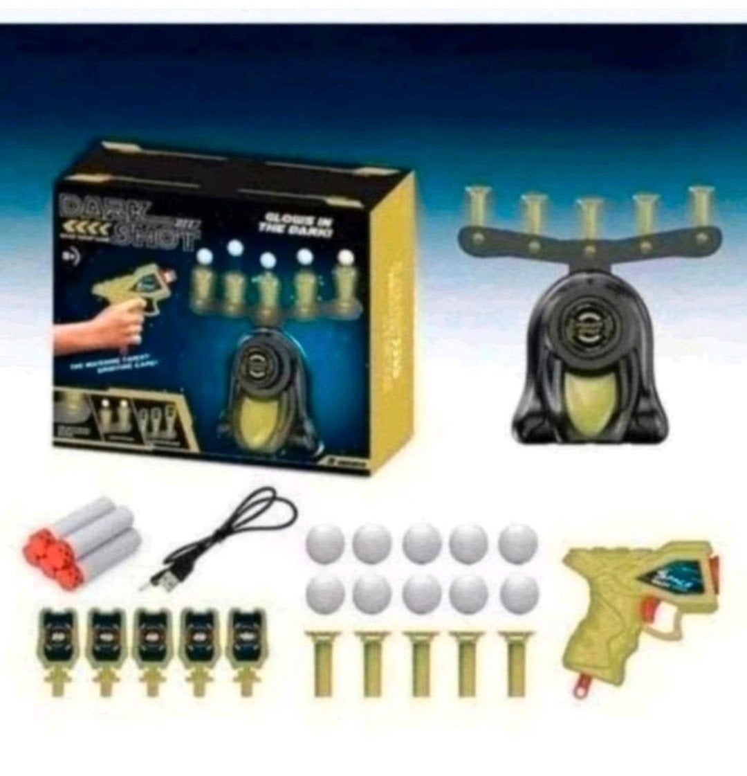 Nieuw in doos: Dark Shot Glow in the Dark schietspel., Ophalen of Verzenden, Nieuw, Jongen of Meisje