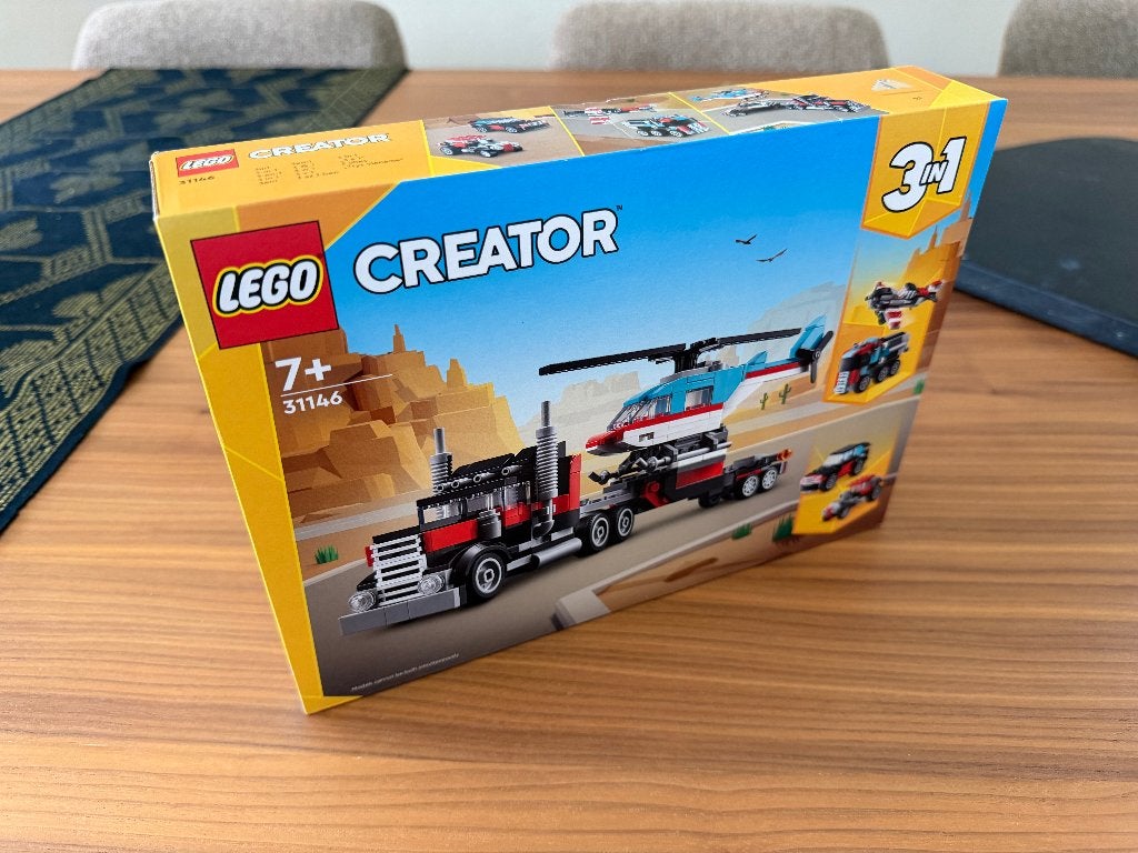 LEGO Creator  3-in-1 Truck met helikopter (nieuw), Lego, Nieuw, Ophalen of Verzenden, Compleet