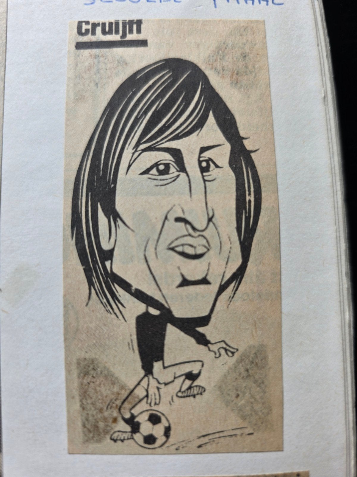Krantenknipsel Johan Cruyff (2:), Verzamelen, Ophalen of Verzenden, Ajax