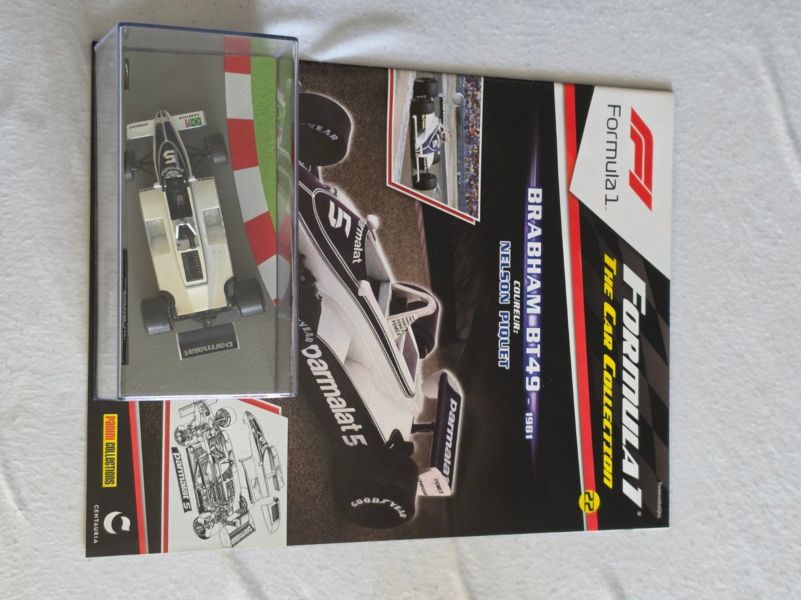 Brabham BT49 - Nelson Piquet - Formule 1 modelauto, Ophalen of Verzenden, Zo goed als nieuw, Auto, Overige merken