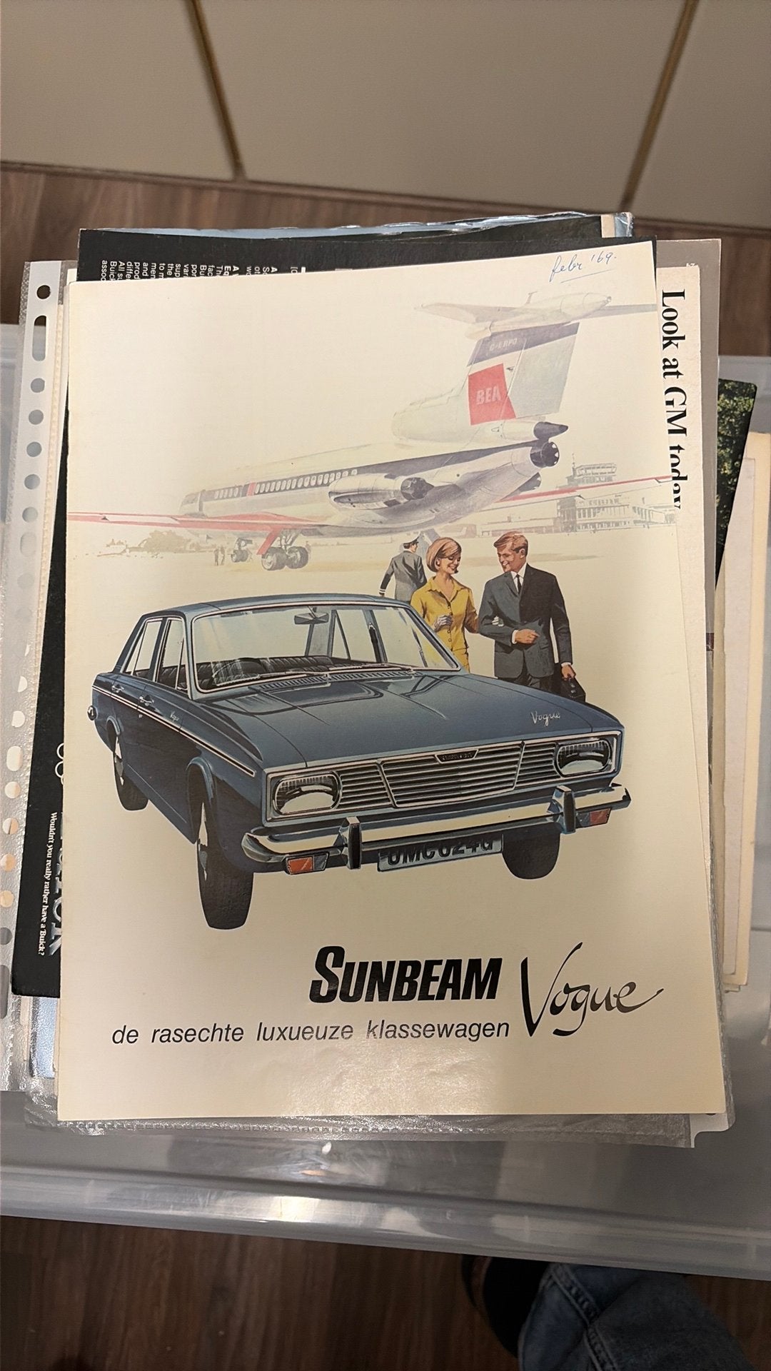 Sunbeam Vogue brochure, Boeken, Ophalen of Verzenden, Zo goed als nieuw, Overige merken