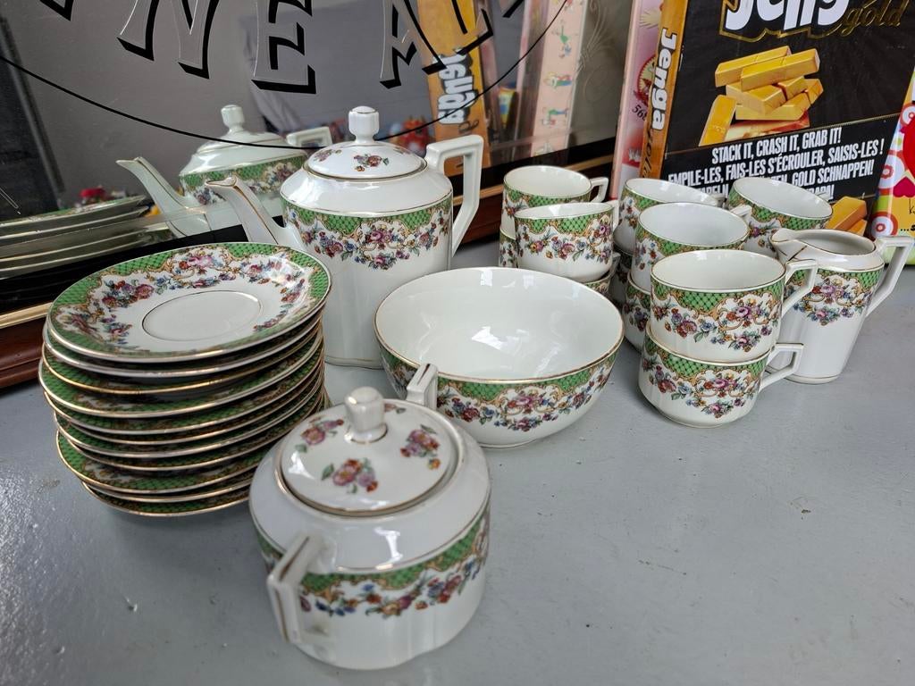 Uitgebreid Antiek Porseleinen Servies - Koenigszelt Silesia, Antiek en Kunst, Ophalen