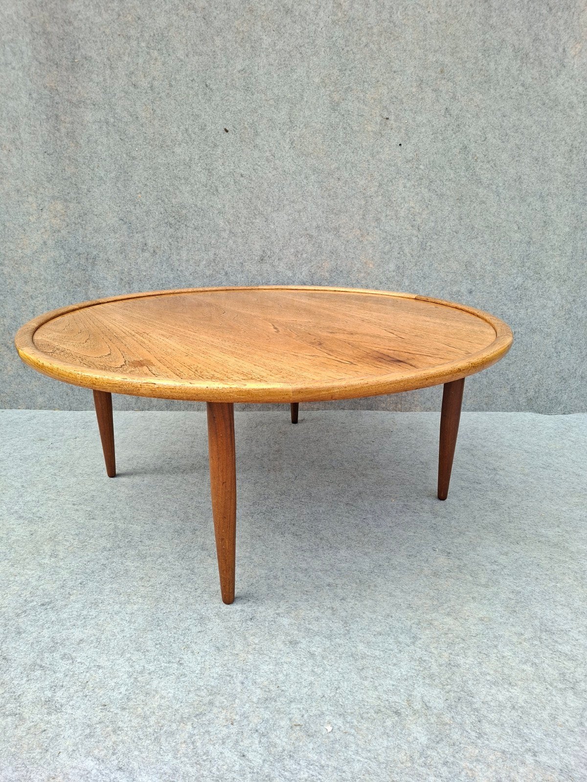 vintage salontafel, Ophalen, Gebruikt, Ronde tafel, salontafe, vintage,, 50 tot 100 cm
