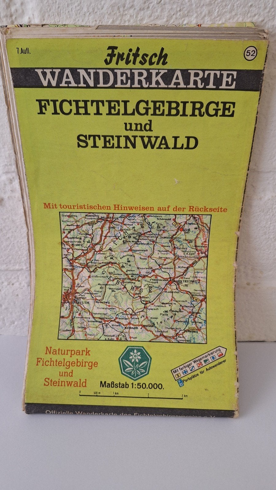 Wandelkaarten (oud) Fichtelgebirg en bregenzer wald, Boeken, Fiets- of Wandelgids, Europa, Ophalen of Verzenden, Gelezen