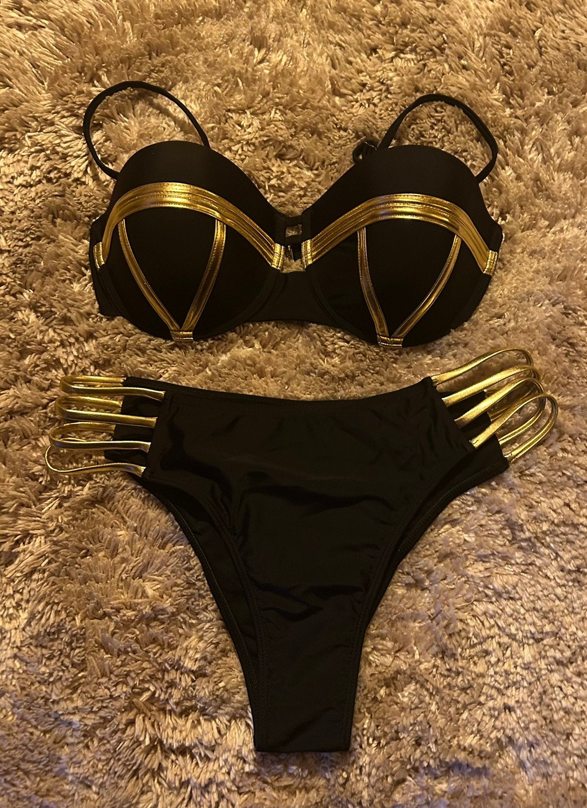 Nieuwe Sexy Bikini maat 40, Kleding | Dames, Badmode en Zwemkleding, Ophalen of Verzenden, Nieuw, Zwart, Bikini
