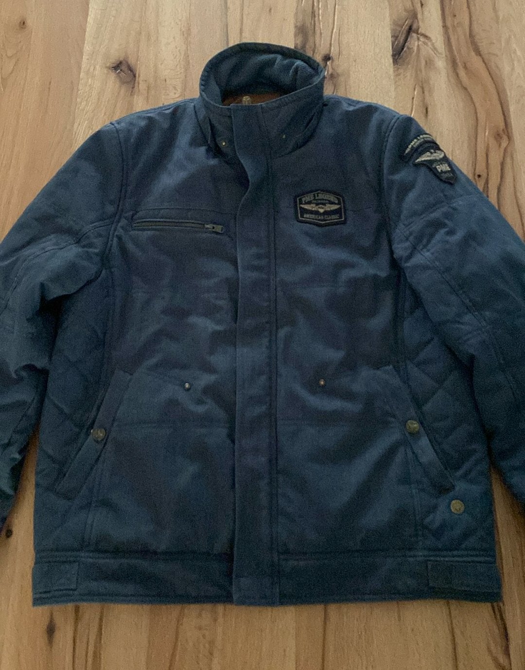 PME Legend heren winterjas petrol blauwgrijs maat xxxl 3xl, Verzenden, Gedragen, Overige maten, Grijs