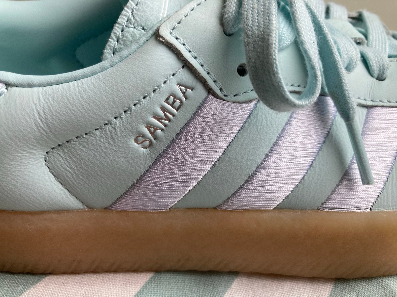 Adidas Samba W Mintgroen - Maat 40 - Z.g.a.n., Ophalen of Verzenden, Groen, Sneakers of Gympen, Zo goed als nieuw