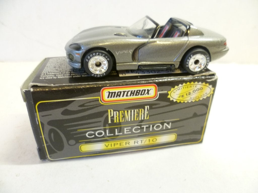 Matchbox 1996 Dodge Viper RT10 Premiere Collection 1:59 auto, Ophalen of Verzenden, Nieuw, Auto