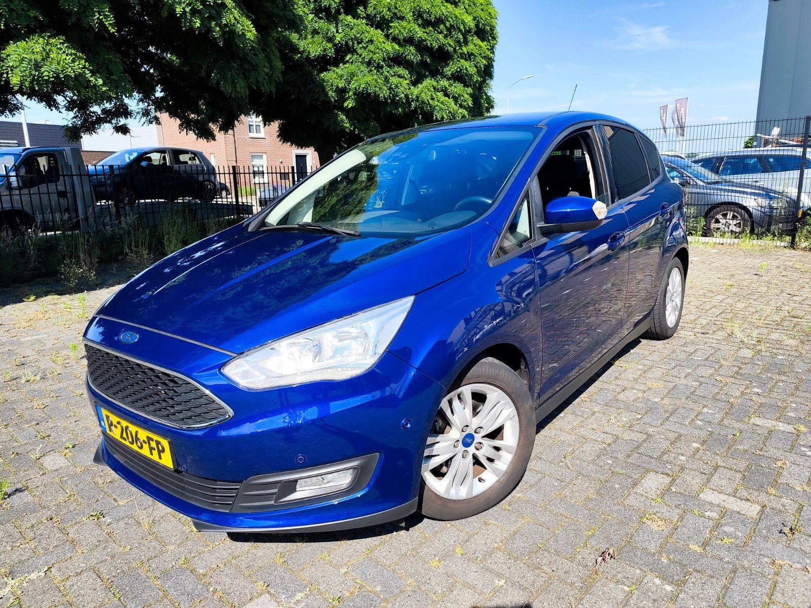 Ford C-Max titanium nieuwe distributieriem dealer onderhoud, Voorwielaandrijving, 125 pk, Euro 6, Blauw