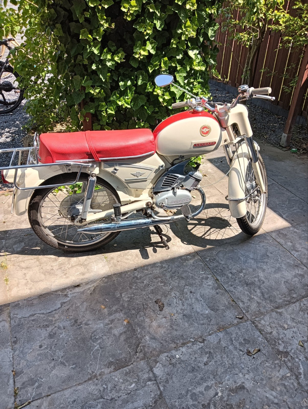 Mooie Zündapp 1967 jubileum uitvoering, Ophalen