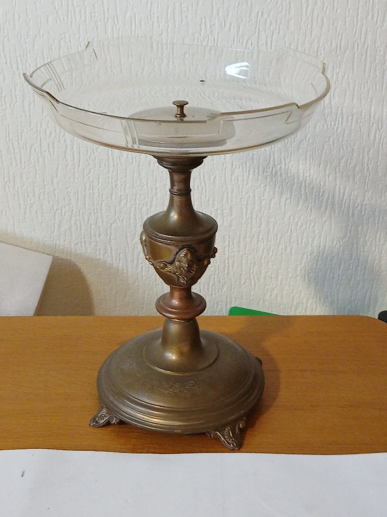 Antieke Szandrik-schaal (of tazza/pronkschaal op voet), Ophalen of Verzenden