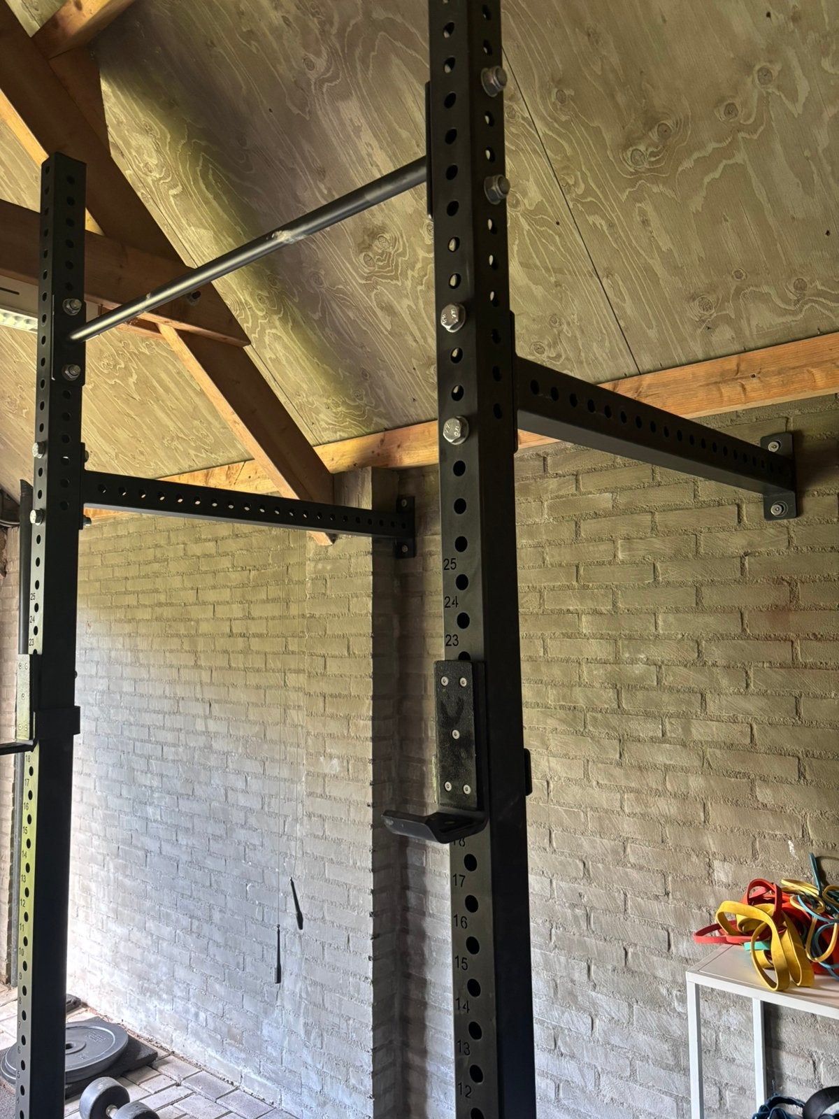 Homegym / barbell / gewichten / squat rack, Ophalen, Zo goed als nieuw, Krachtstation