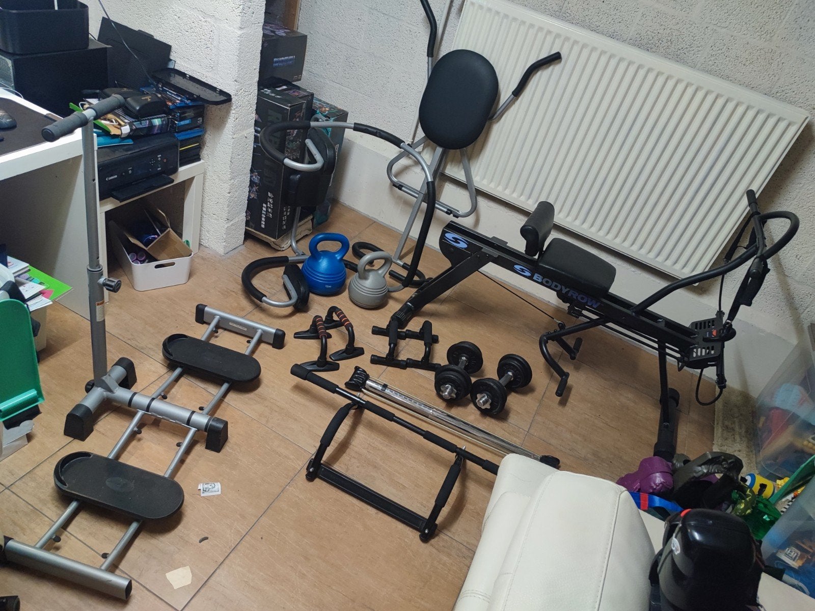 Diverse fitnessapparatuur te koop - complete set, Sport en Fitness, Ophalen, Gebruikt