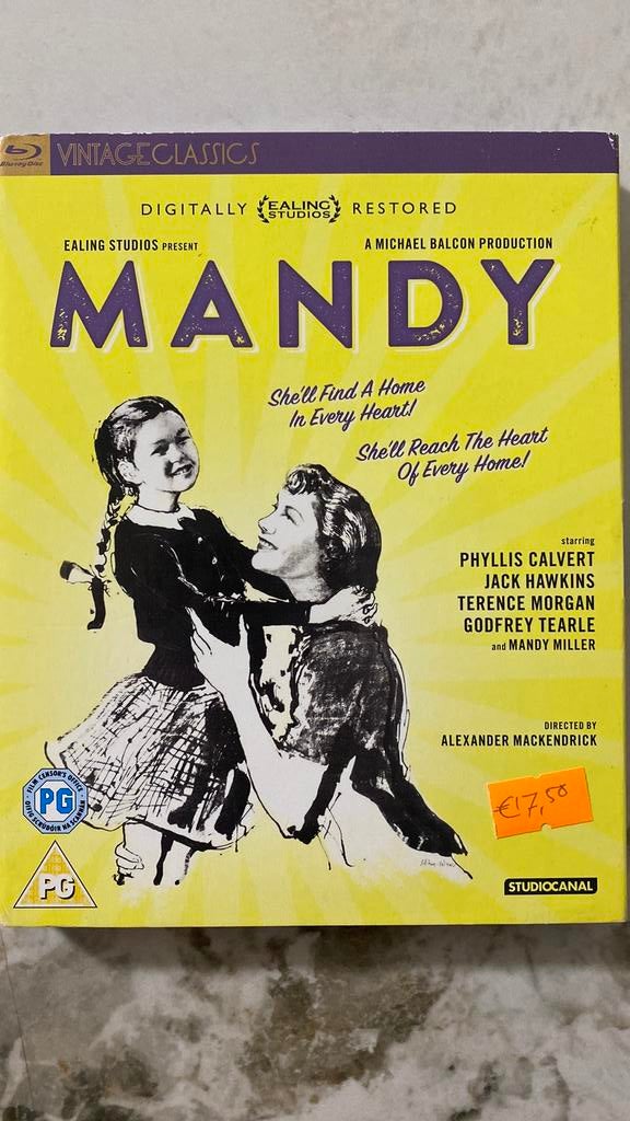 Mandy blu ray met slipcover, Ophalen of Verzenden, Zo goed als nieuw, Drama