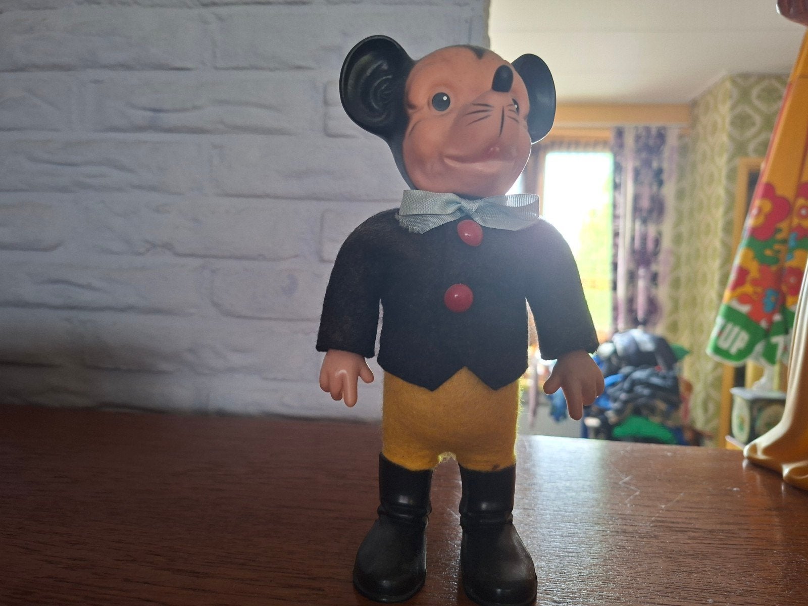 vintage Disney mickey mouse opwind pop, Verzamelen, Disney, Ophalen of Verzenden, Mickey Mouse, Beeldje of Figuurtje