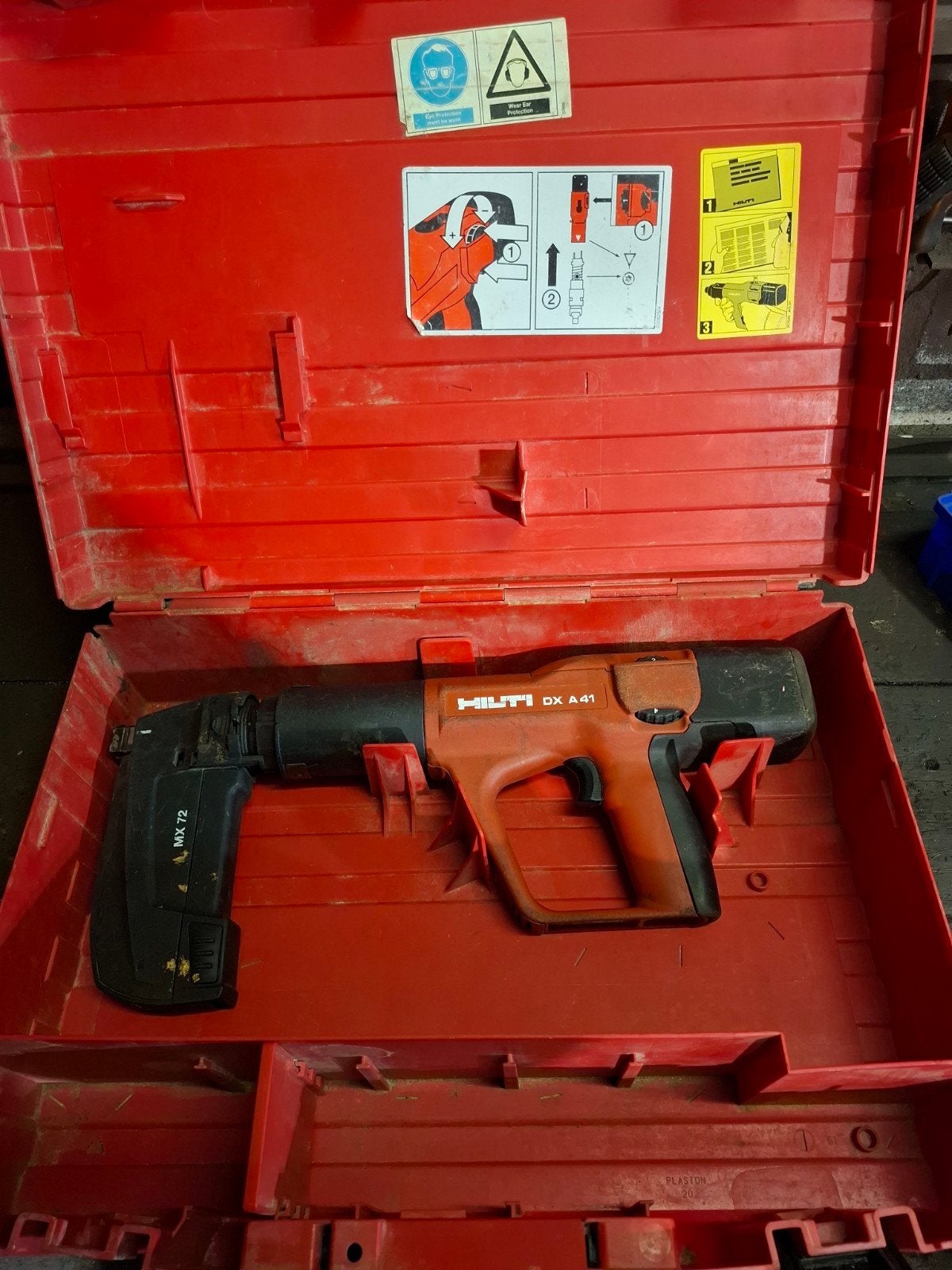Hilti DX A41 Schiethamer met koffer, Doe-het-zelf en Verbouw, Ophalen of Verzenden, Gebruikt