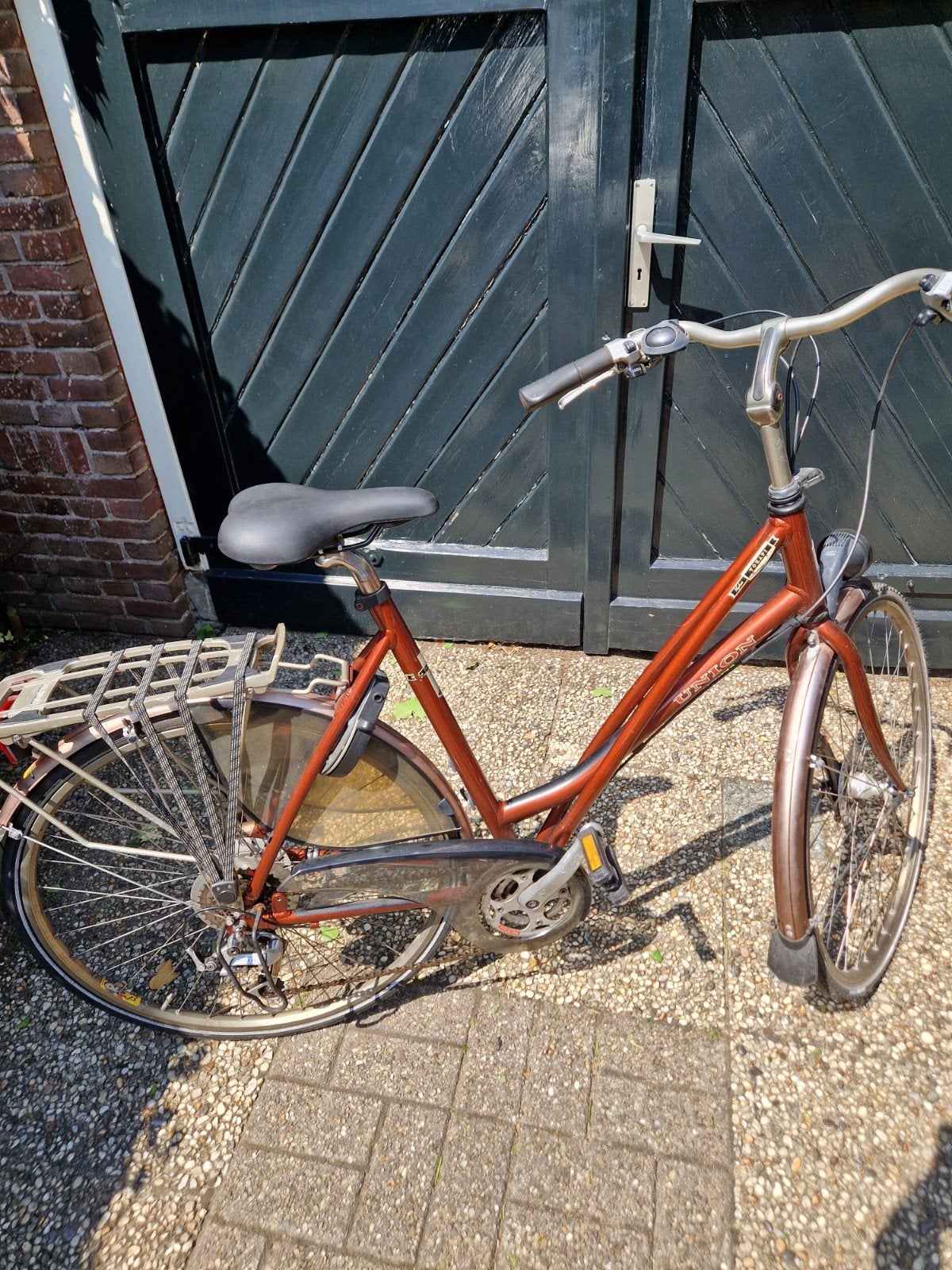 Dames en herenfiets Union, Ophalen, Trommelrem, Union