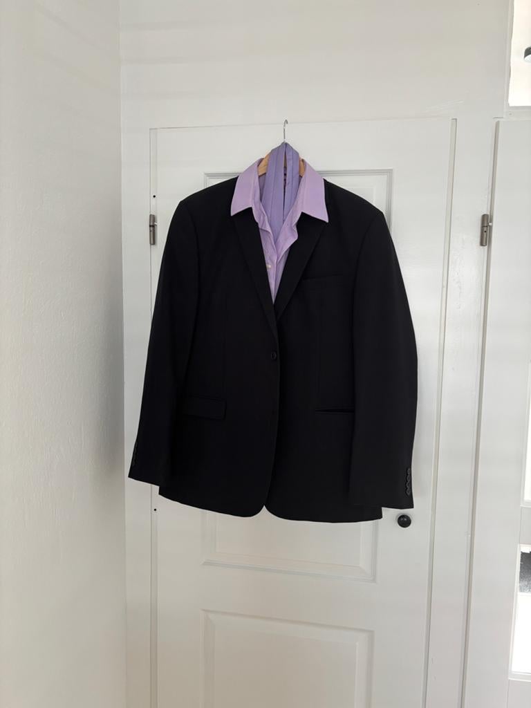 Heren kostuum, Kleding | Heren, Kostuums en Colberts, Ophalen of Verzenden, Zo goed als nieuw, Maat 56/58 (XL), Blauw