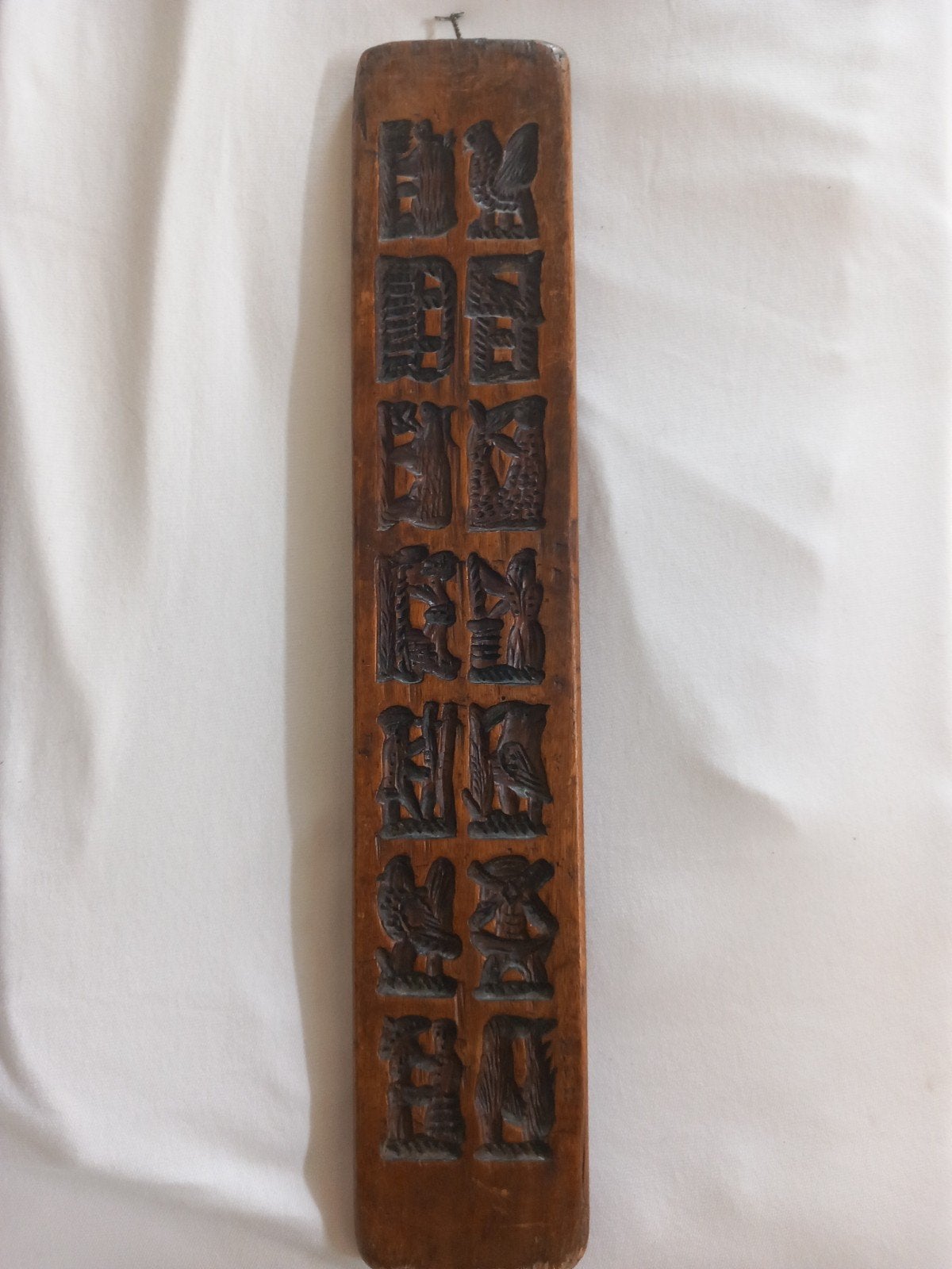 Antieke tweezijdige koekplank speculaasplank, begin 20e eeuw, Ophalen of Verzenden