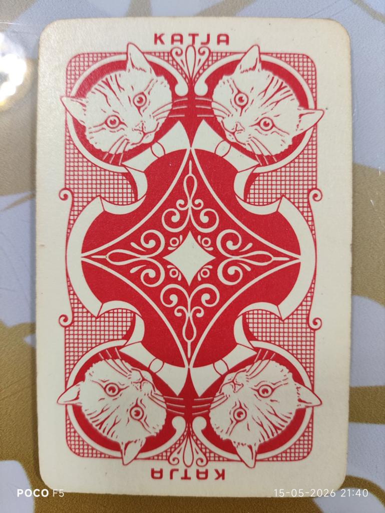 Vintage Katja speelkaart: The Jolly Joker, Ophalen of Verzenden, Gebruikt, Katja