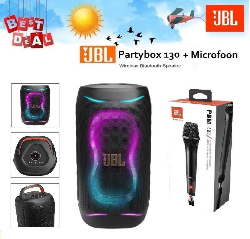 ✅NIEUW✅ JBL Partybox Club 130 + Microfoon