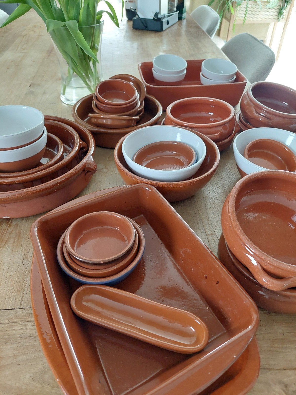 Grote partij aardewerk schalen en kommen, Ophalen, Overige stijlen, Aardewerk, Schaal of Schalen