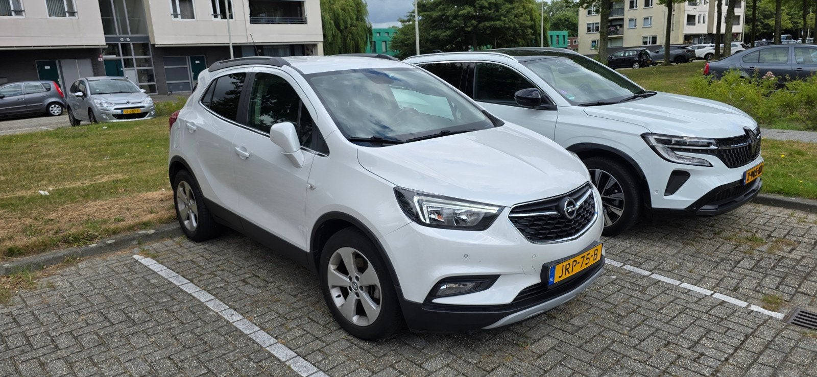 Opel Mokka 1.4 Turbo 140PK Start/stop 2018 Wit, Auto's, Voorwielaandrijving, Euro 5, Zwart, 4 cilinders