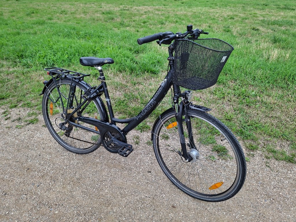 Pegasus Piazza  damesfiets 21 versn. framemaat 50, Fietsen en Brommers, Fietsen | Dames | Damesfietsen, Gebruikt, Velgrem, Versnellingen