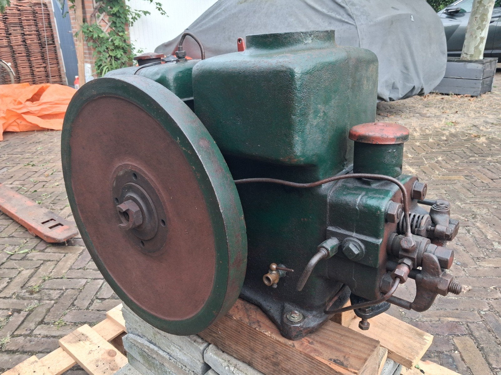 Deutz MAH 711 stationaire diesel / stand diesel, Doe-het-zelf en Verbouw, Motoren, Ophalen, Gebruikt, Dieselmotor, 1400 tot 1800 rpm