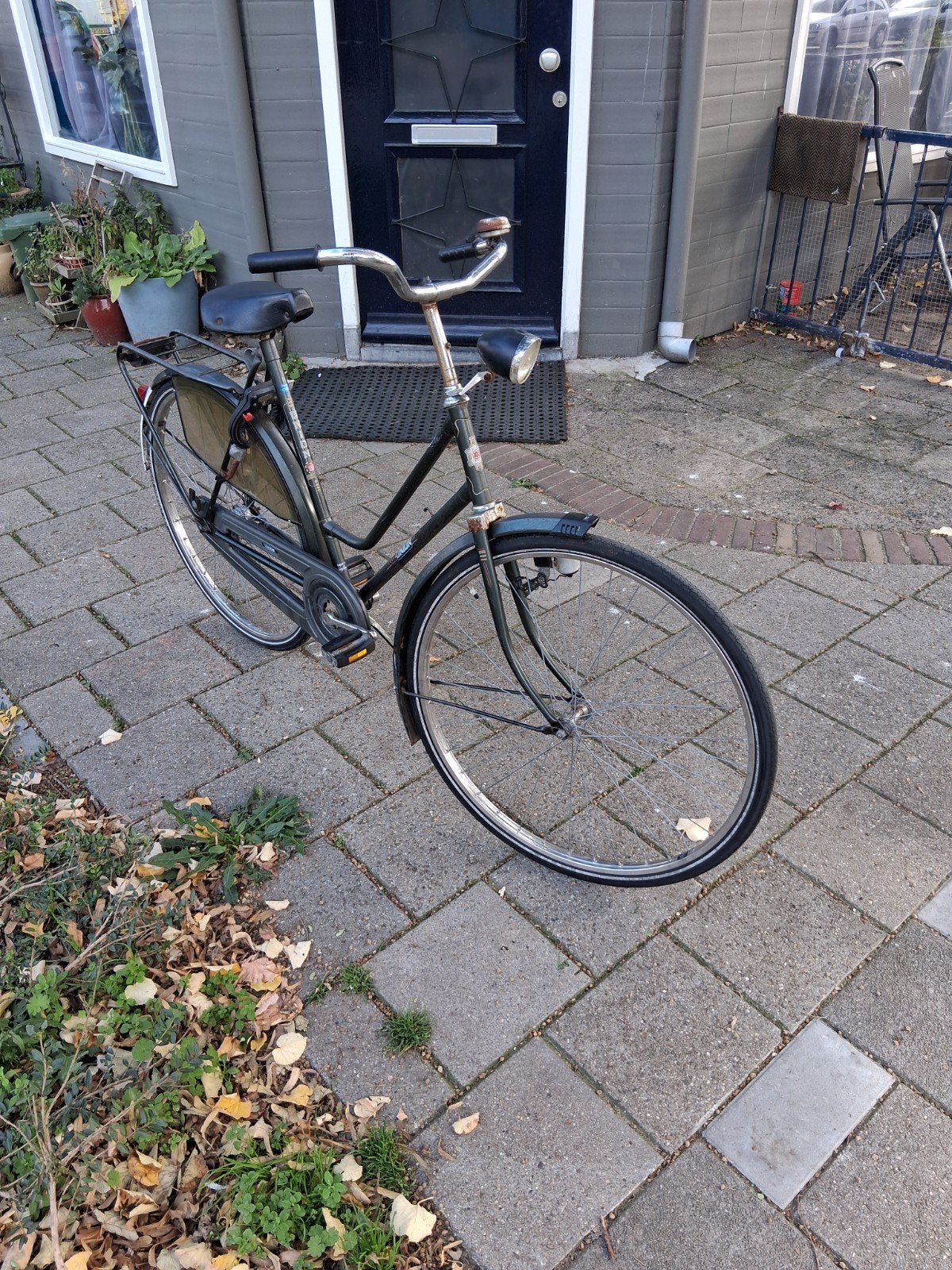 Union damesfiets framemaat 57/28.terugtraprem.igst.39.00Euro, Terugtraprem, Gebruikt, 56 cm of meer, Ophalen