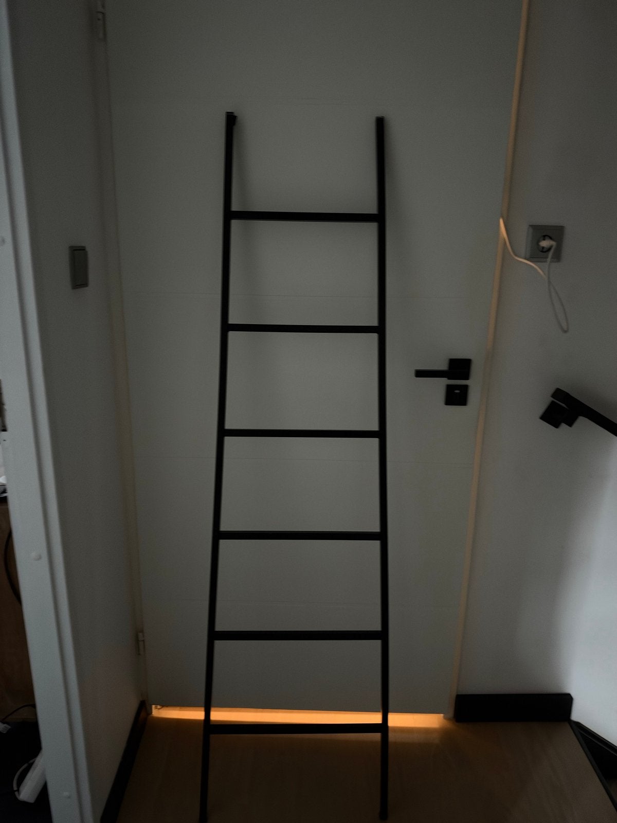 Zwarte decoratieve ladder - 160 cm hoog, Huis en Inrichting, Ophalen, Zo goed als nieuw, Zwart, Modern
