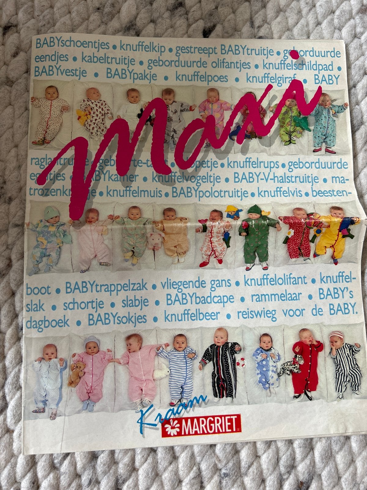 KRAAM Margriet Baby Breiboek - Max, Ophalen of Verzenden, Gebruikt, Jongetje of Meisje