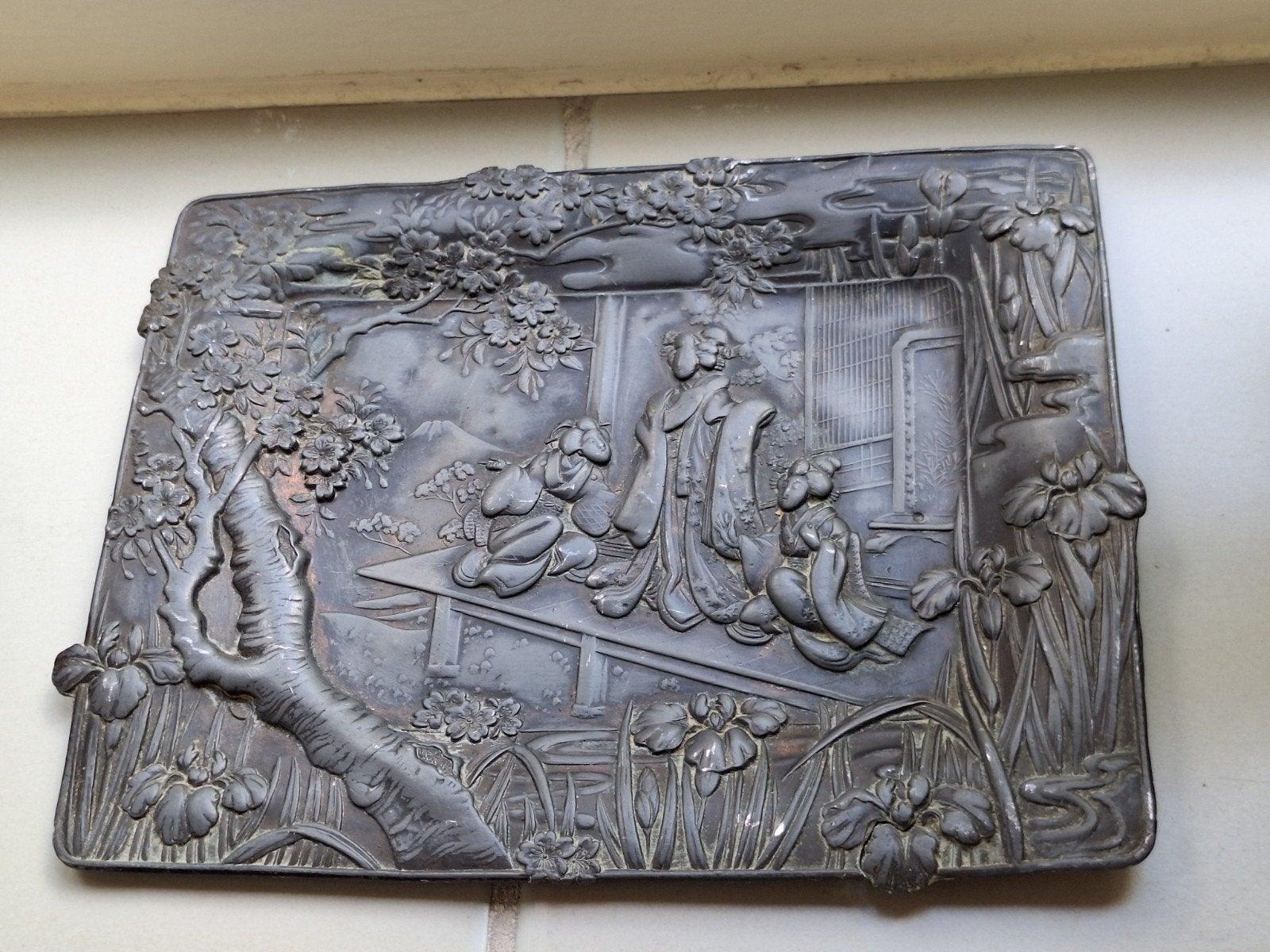 japanse plaquette, Ophalen of Verzenden