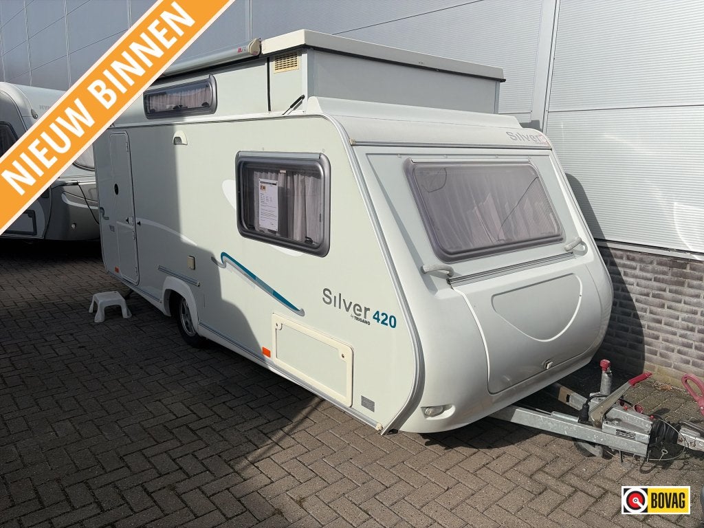 Trigano Silver 420 CP | MOVER | LUIFEL, Caravans en Kamperen, Trigano, Bedrijf, 750 - 1000 kg, 4 tot 5 meter