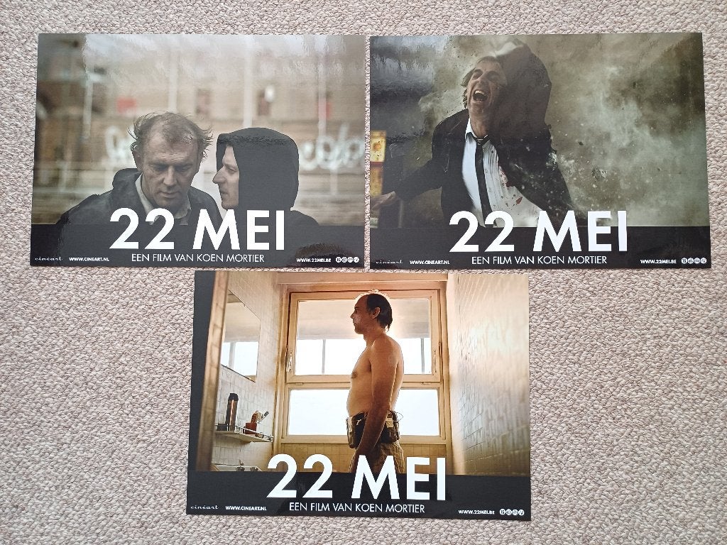 22   MEI     lobbycard set., Verzamelen, Posters, Nieuw, Film en Tv, A1 t/m A3, Verzenden