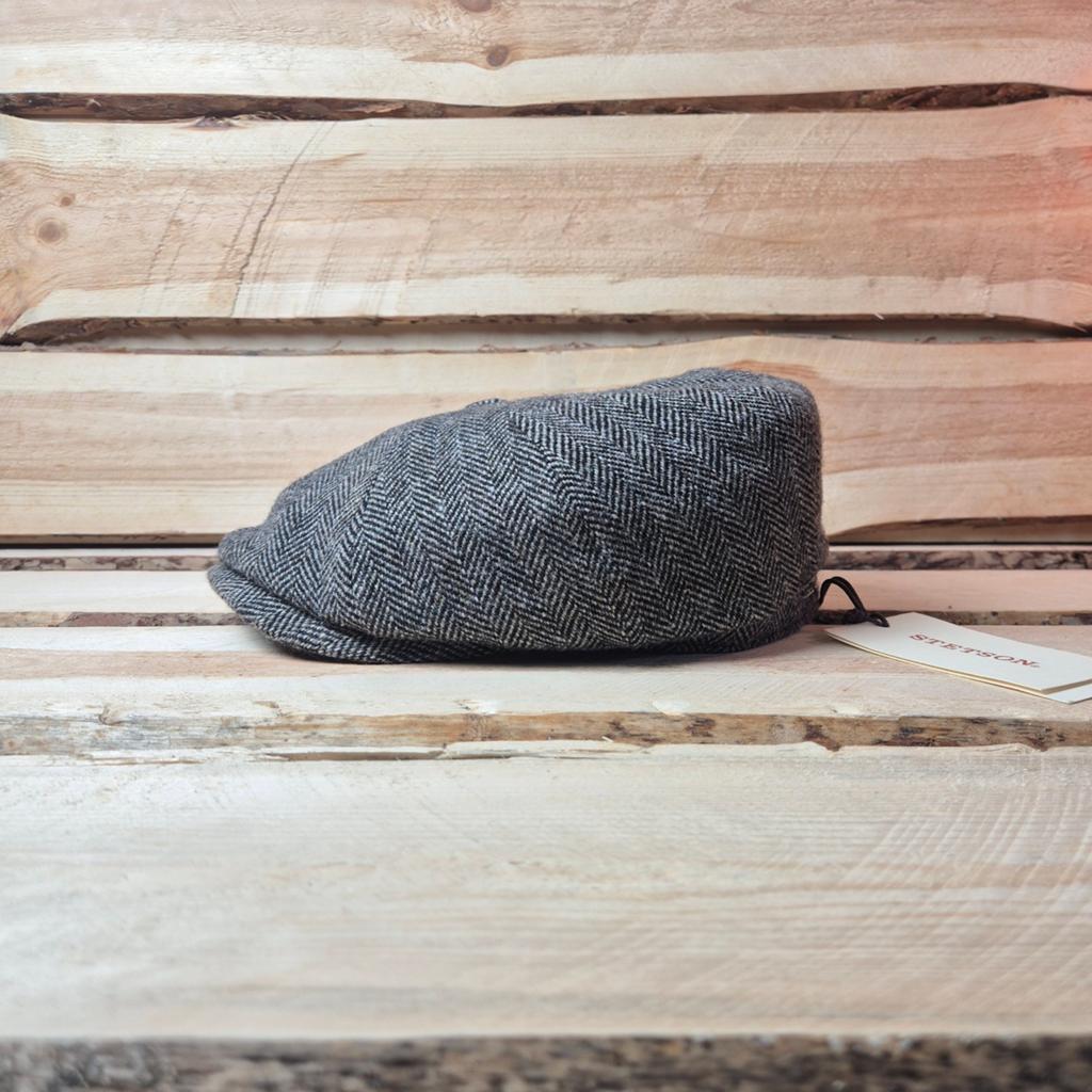 Stetson Hatteras Herringbone Newsboy - Maat 57 - Nieuw, Kleding | Heren, Hoeden en Petten, Stetson, Nieuw, Ophalen of Verzenden