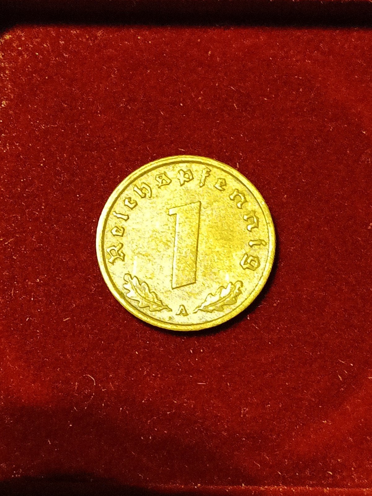 Zeldzame 1 Reichspfennig munt uit 1936, Duitsland, Ophalen of Verzenden