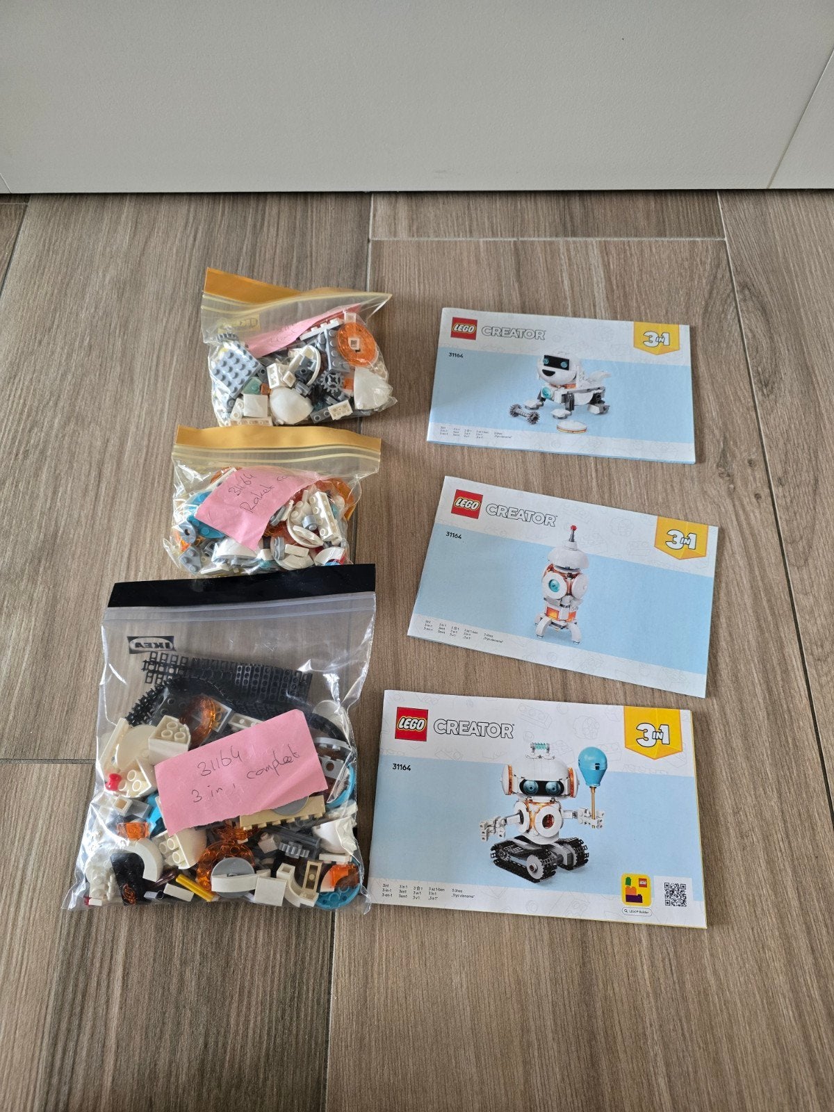 Overcompleet! Lego 3in1, 31164, Lego, Compleet, Ophalen of Verzenden, Zo goed als nieuw