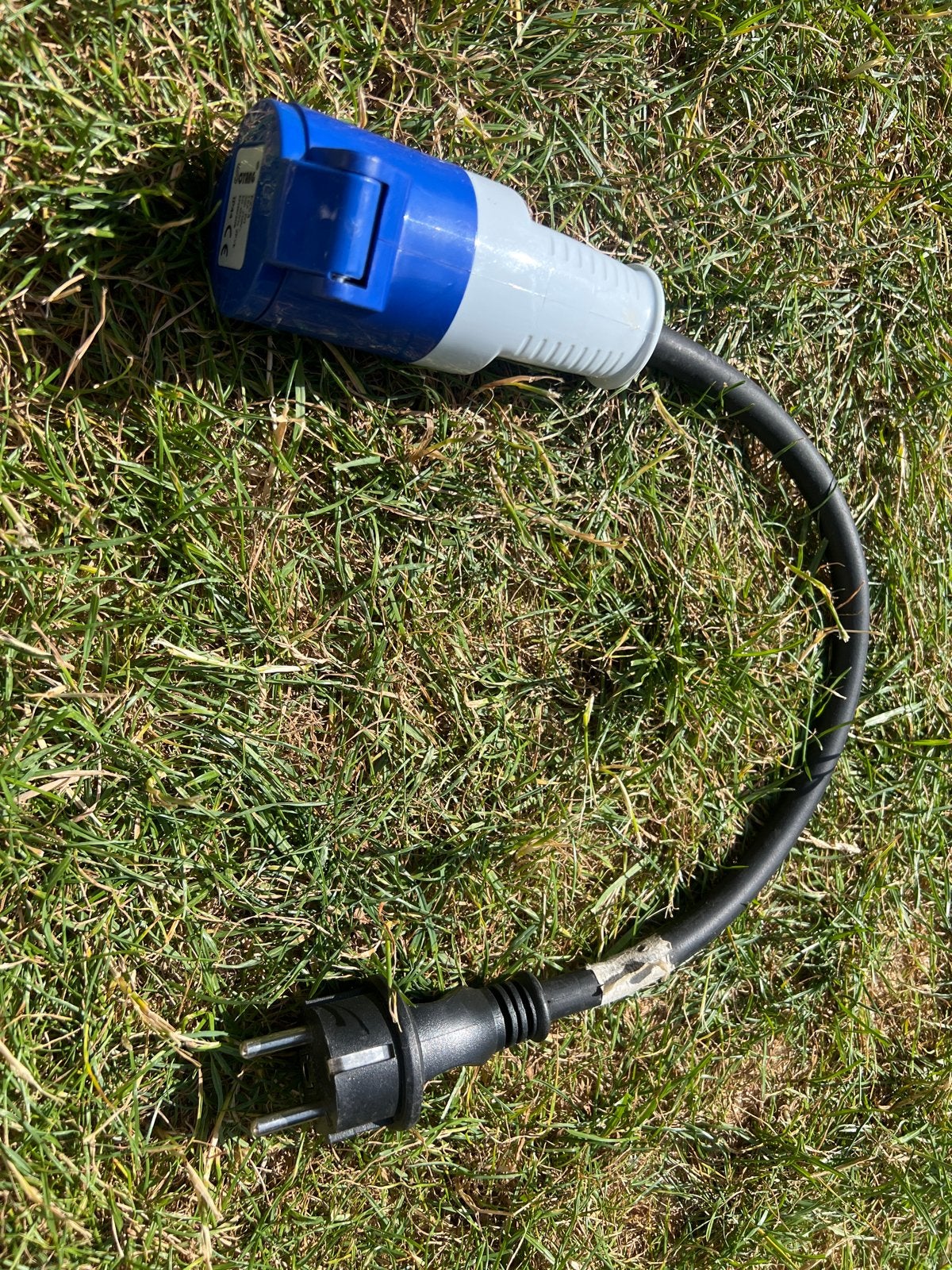Camping CEE adapterkabel - 230V Schuko naar CEE, Ophalen, Gebruikt