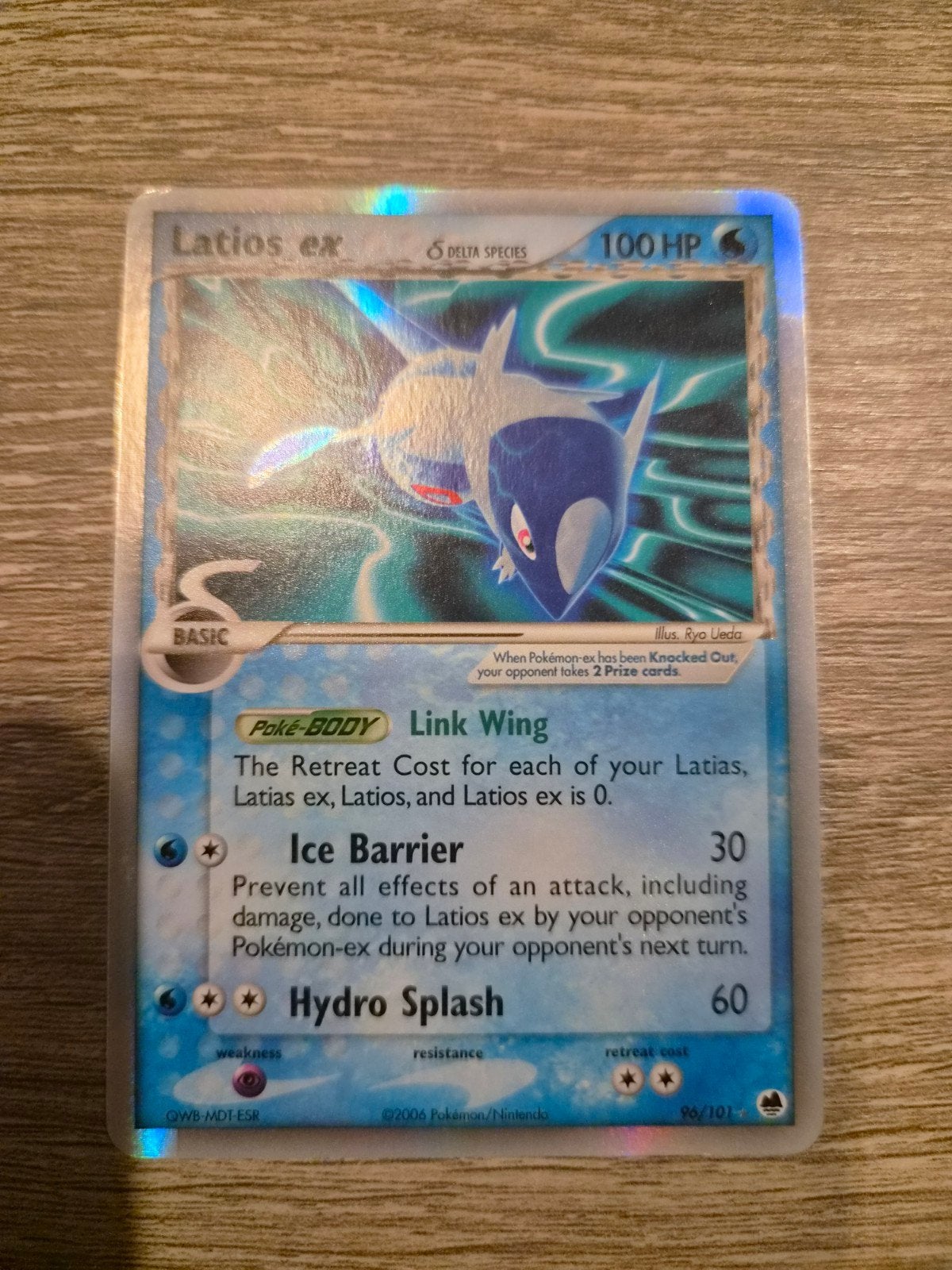 Latios ex Delta Species Dragon Frontiers, Verzenden, Zo goed als nieuw, Losse kaart, Foil